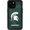 Michigan State University Green Jersey iPhone 15 Waterproof Case